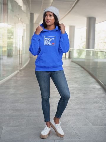 Taylor Plus One Therapy Hoodie styled with a bold graphic and relaxed streetwear attitude